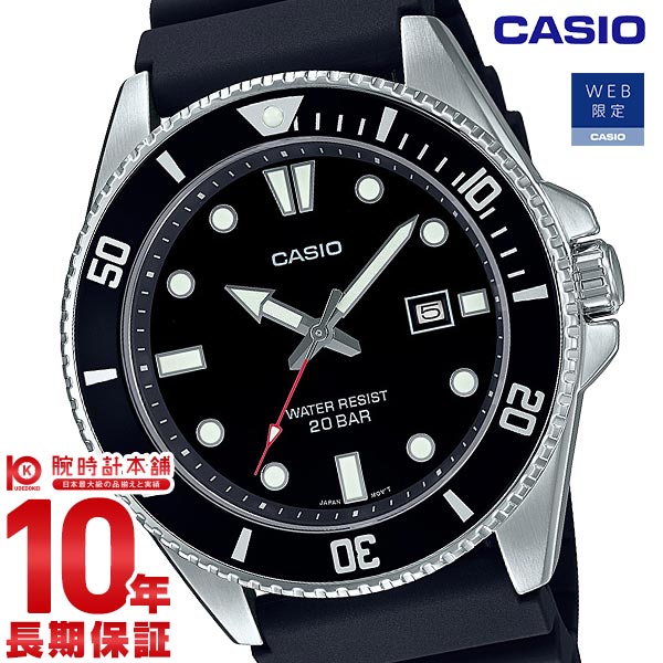 【値下げ】カシオ　腕時計　MDV-107-1A1JF  ブラック