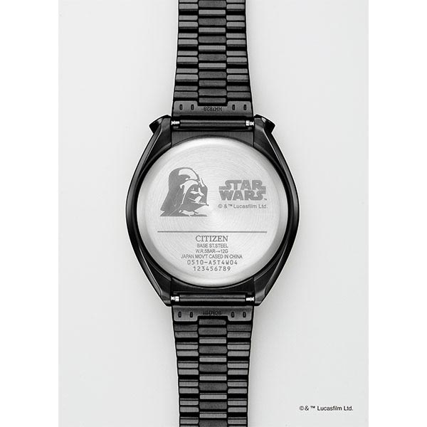 シチズン レコードレーベル RECORD LABEL ツノクロノ スター・ウォーズモデル 特定店限定モデル ダース・ベイダー 限定600本 AN3669-52E メンズ