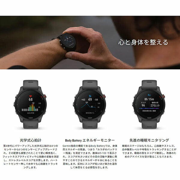 ガーミン GARMIN Forerunner 255 Tidal Blue 010-02641-52 ユニセックス