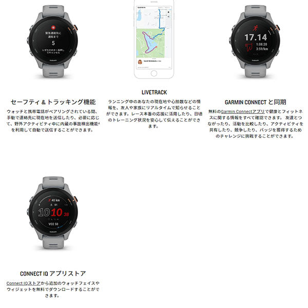 ガーミン GARMIN Forerunner 255S PowderGrey 010-02641-62 ユニセックス