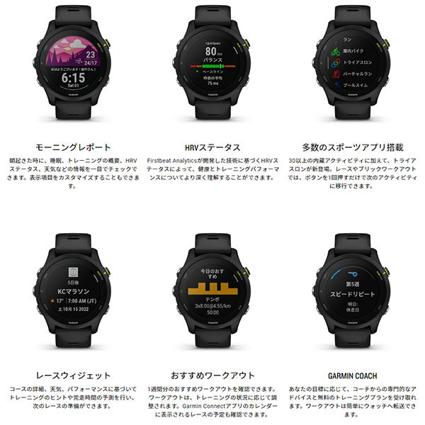 ガーミン GARMIN Forerunner 255S Music Whitestone 010-02641-77 ユニセックス