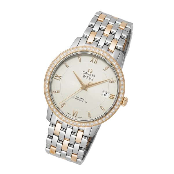 オメガ デビル OMEGA PRESTIGE コーアクシャル クロノメーター 36.8mm 424.25.37.20.52.001 メンズ