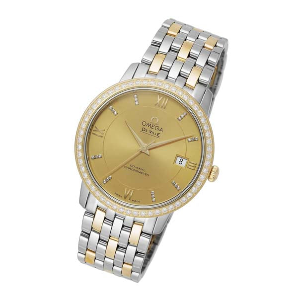 オメガ デビル OMEGA PRESTIGE コーアクシャル クロノメーター 36.8mm 424.25.37.20.58.001 メンズ