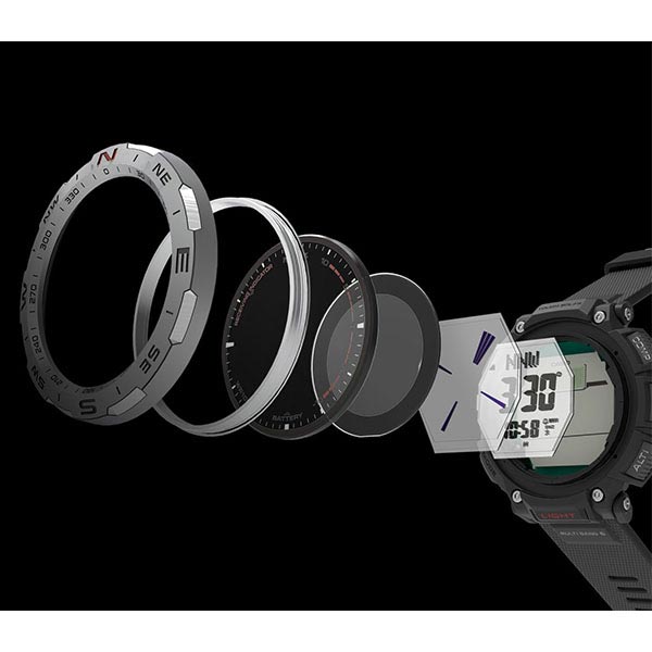 カシオ プロトレック PROTRECK Climber Line 2層LCDDIGITAL PRW-3400-1JF メンズ