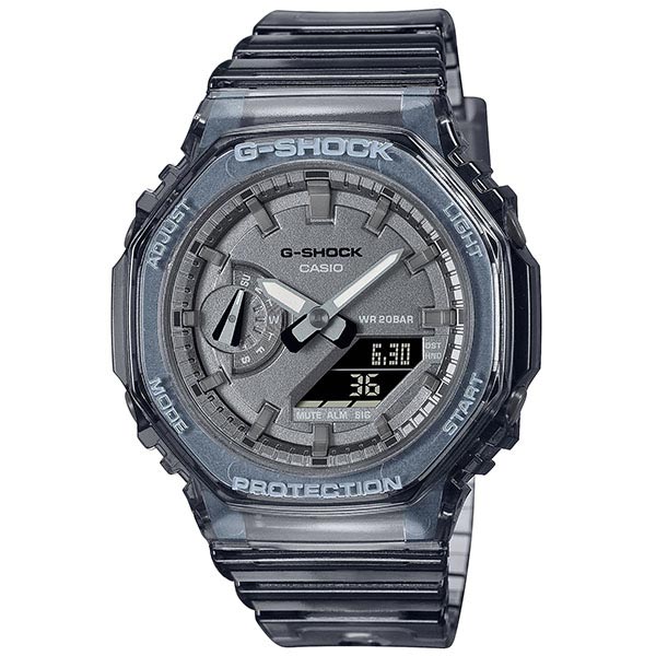 カシオ Gショック G-SHOCK Skeleton Metallic Dial GMA-S2100SK-1AJF メンズ