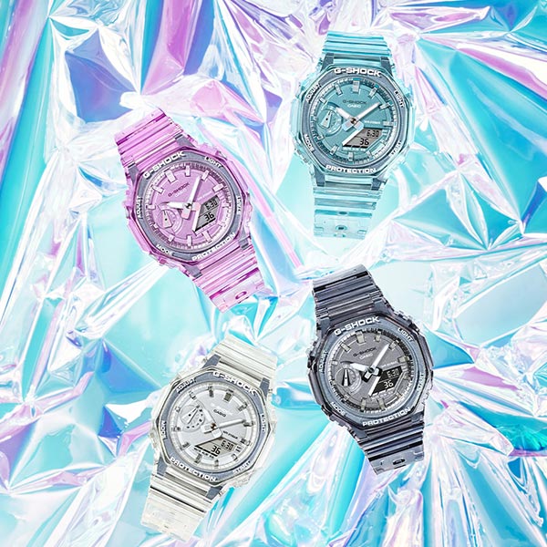 カシオ Gショック G-SHOCK Skeleton Metallic Dial GMA-S2100SK-1AJF メンズ