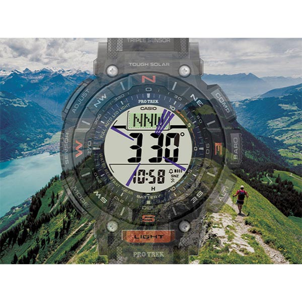 カシオ プロトレック PROTRECK Climber Line 2層LCDDIGITAL PRG-340-1JF メンズ