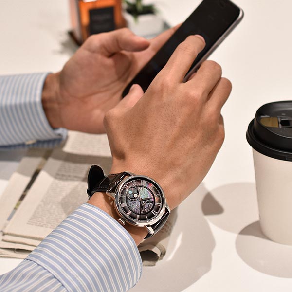 オリエントスター ORIENT メカニカルムーンフェイズ RK-AY0113A メンズ