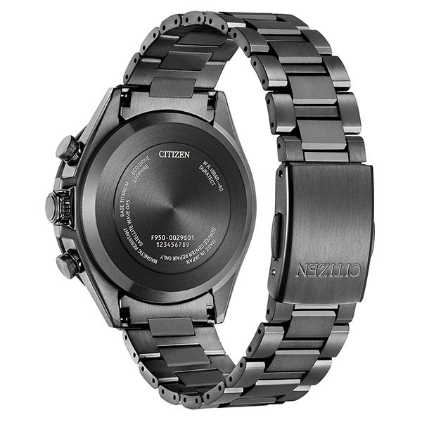 シチズン アテッサ ATTESA ACT Line Black Titanium Series CC4055-65E メンズ