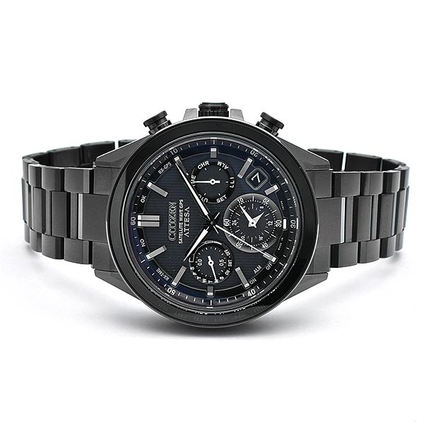シチズン アテッサ ATTESA ACT Line Black Titanium Series CC4055-65E メンズ