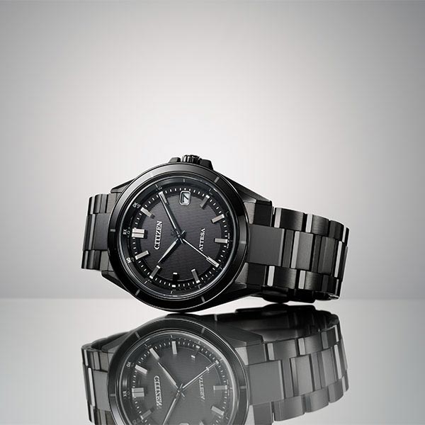 シチズン アテッサ ATTESA ACT Line Black Titanium Series CB3035-72E メンズ