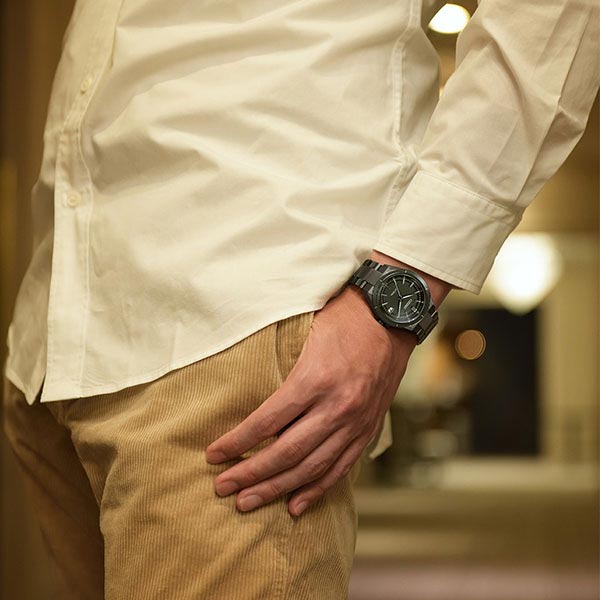 シチズン アテッサ ATTESA ACT Line Black Titanium Series CB3035-72E メンズ