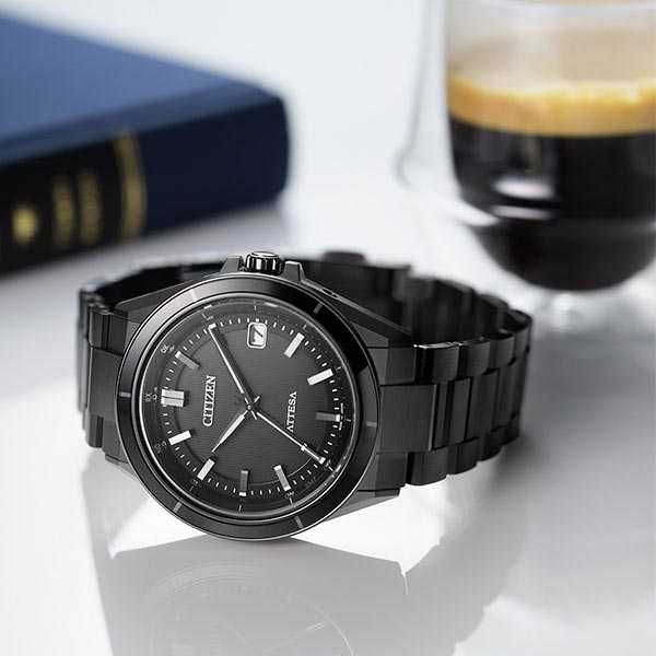 シチズン アテッサ ATTESA ACT Line Black Titanium Series CB3035-72E メンズ