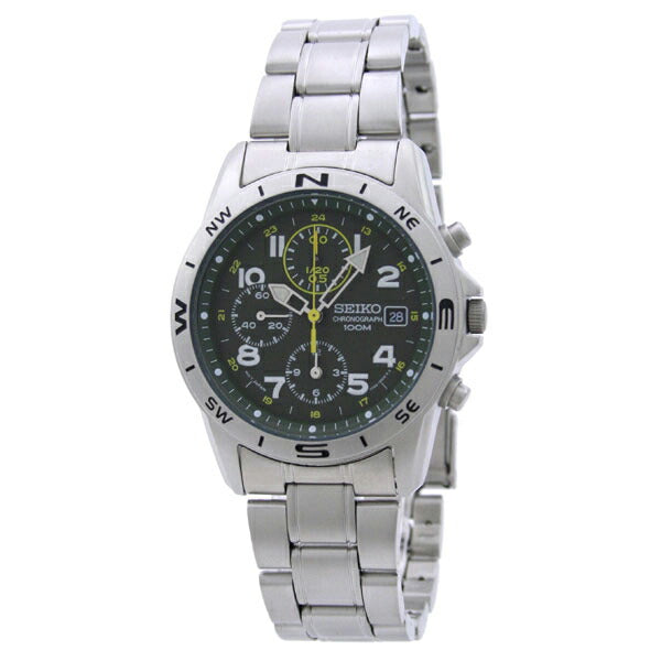 セイコー 逆輸入モデル SEIKO クロノグラフ 10気圧防水 SND377P(SZER017) メンズ