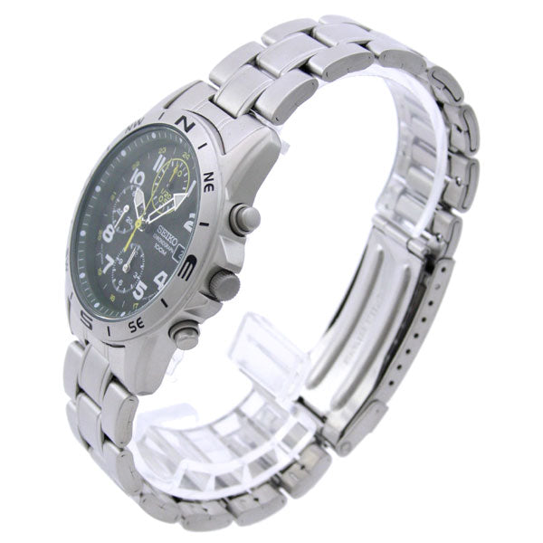 セイコー 逆輸入モデル SEIKO クロノグラフ 10気圧防水 SND377P(SZER017) メンズ