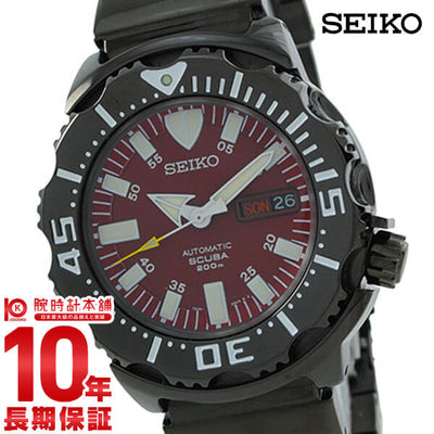 セイコー SEIKO 先行販売限定モデル ダイバーズウォッチ レッド 200m防水 機械式（自動巻き）  SZEN007 メンズ 腕時計 時計