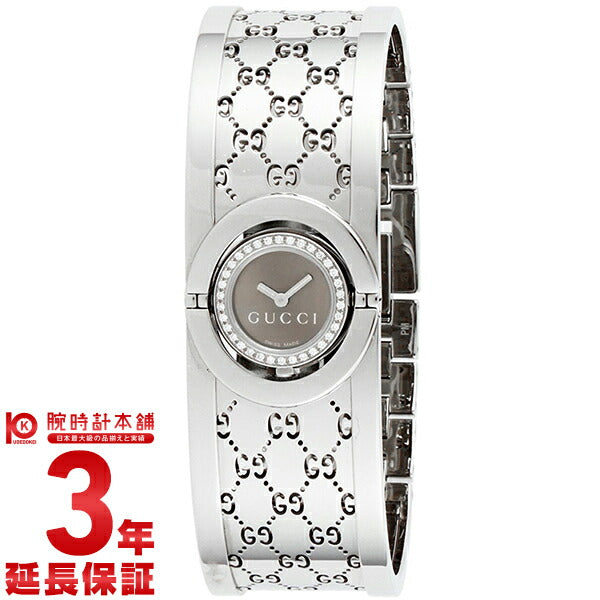 グッチ GUCCI 112シリーズ THE TWIRL 10Pダイヤモンドベゼルバングルウォッチ YA112503 レディース