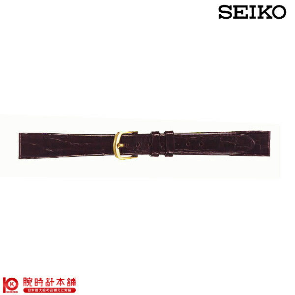替えベルト セイコー(正規品) 牛革ワニ型押へり返しはっ水 10mm DA76 ユニセックス