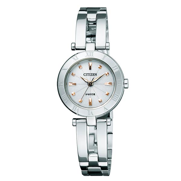 シチズン ウィッカ wicca NA15-1572C レディース 腕時計 時計 ホワイトダイヤル シルバー エコドライブ