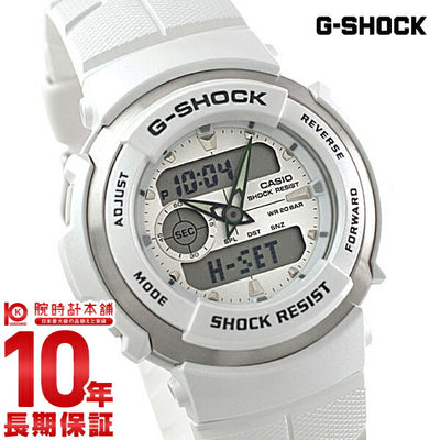 カシオ Ｇショック G-SHOCK STANDARD G-SPIKE ホワイト×ホワイト G-300LV-7AJF メンズ