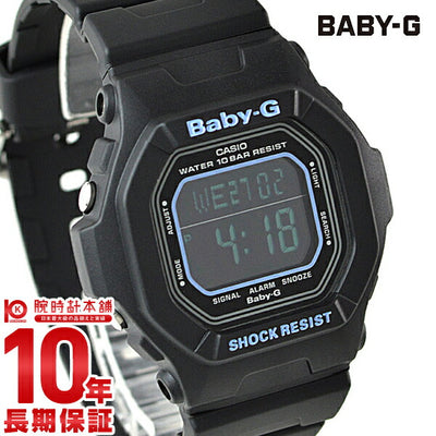 カシオ ベビーＧ BABY-G ブラック×ブルー BG-5600BK-1JF レディース