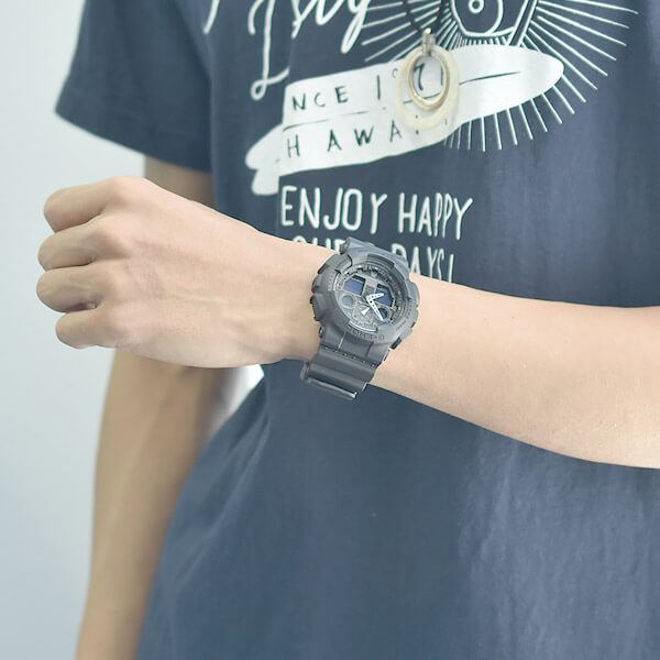 カシオ Gショック G-SHOCK STANDARD GA-100-1A1JF メンズ