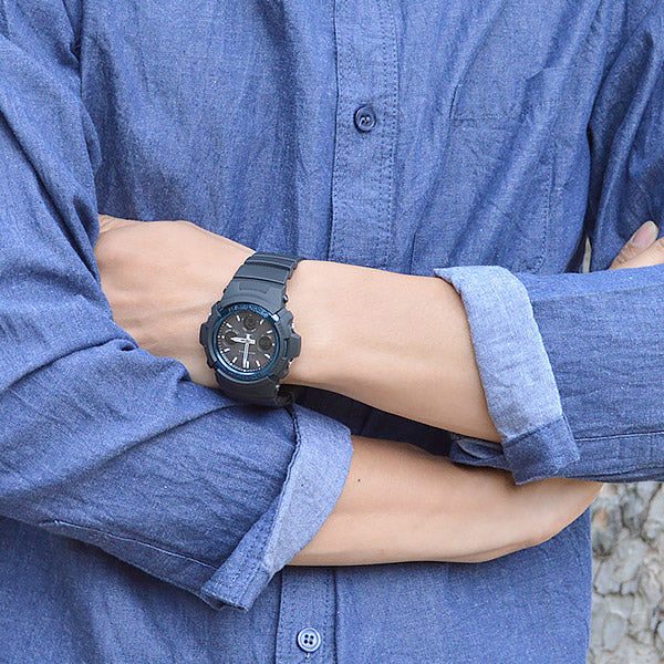 カシオ Gショック G-SHOCK タフソーラー 電波時計 MULTIBAND 6 AWG-M100A-1AJF メンズ