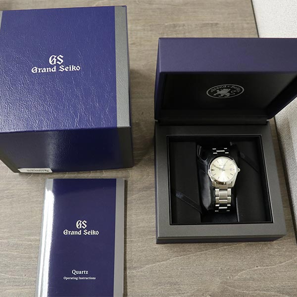 セイコー グランドセイコー GRANDSEIKO 9Fクオーツ 10気圧防水 シルバー SBGX263 メンズ