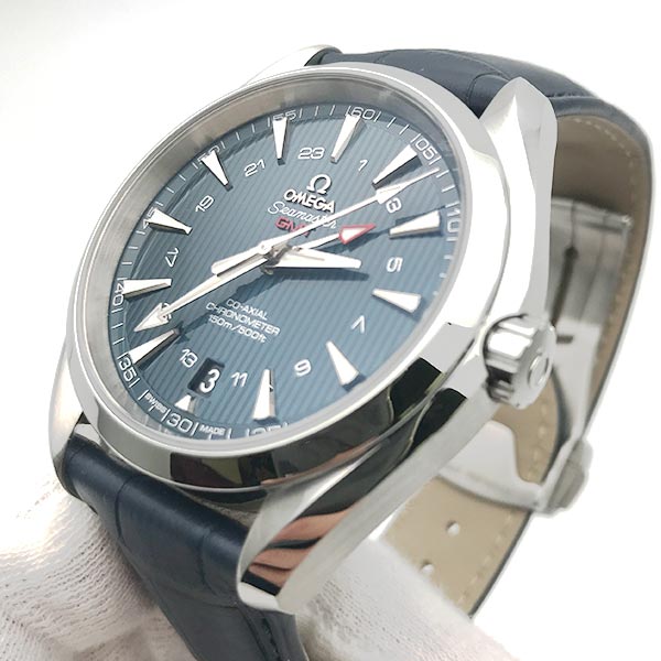 オメガ シーマスター OMEGA AQUA TERRA 150M コーアクシャル クロノメーター GMT 231.13.43.22.03.001 メンズ