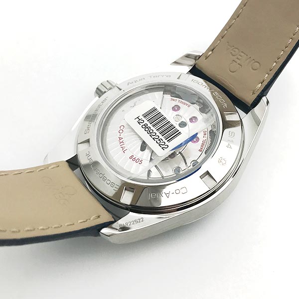 オメガ シーマスター OMEGA AQUA TERRA 150M コーアクシャル クロノメーター GMT 231.13.43.22.03.001 メンズ