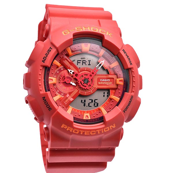 カシオ Ｇショック G-SHOCK Blue and Red Series GA-110AC-4AJF メンズ