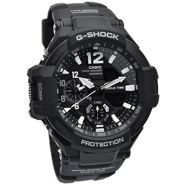 カシオ Ｇショック G-SHOCK スカイコックピット GA-1100-1AJF メンズ