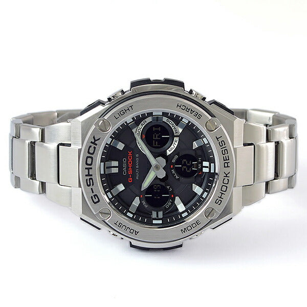 カシオ Ｇショック G-SHOCK Gスチール ソーラー電波 GST-W110D-1AJF メンズ