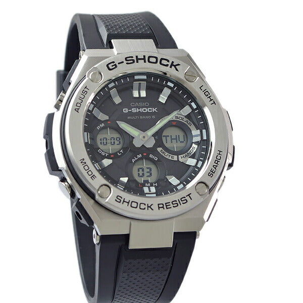 カシオ Gショック G-SHOCK Gスチール ソーラー電波 GST-W110-1AJF 