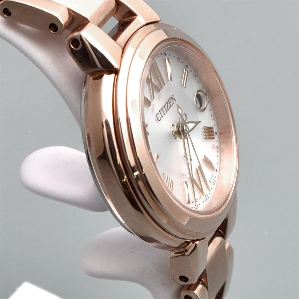 【お得な美品中古あり】シチズン クロスシー CITIZEN xC エコドライブ 電波時計 ソーラー ステンレススチールライン ハッピーフライト ES9435-51A 腕時計 レディース [2019年 新作]