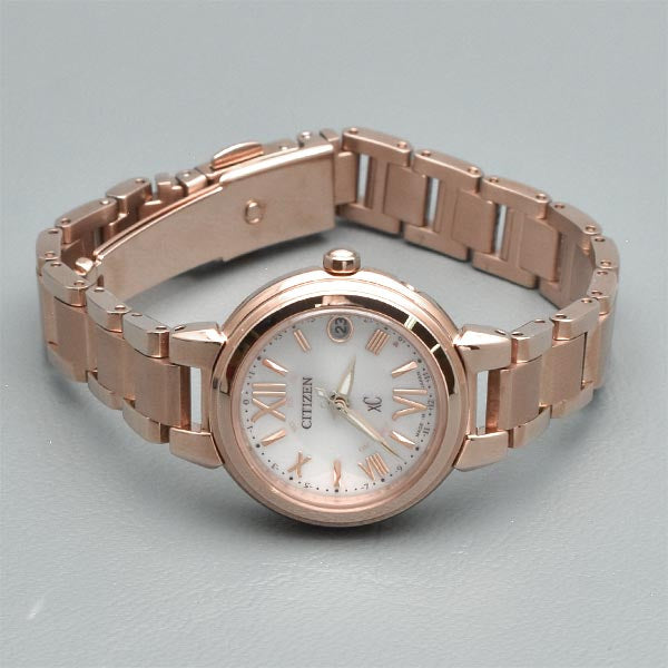 【お得な美品中古あり】シチズン クロスシー CITIZEN xC エコドライブ 電波時計 ソーラー ステンレススチールライン ハッピーフライト ES9435-51A 腕時計 レディース [2019年 新作]