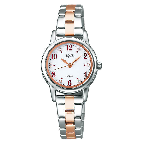 セイコー アルバ アンジェーヌ SEIKO ALBA ingenu ソーラー 腕時計 レディース AHJD406  時計 ホワイト