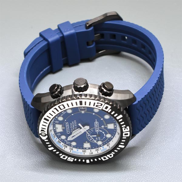 【お得な美品中古あり】シチズン プロマスター PROMASTER MARINEシリーズ ダイバー200ｍ エコ・ドライブ GPS 延長バンド付 CC5006-06L メンズ
