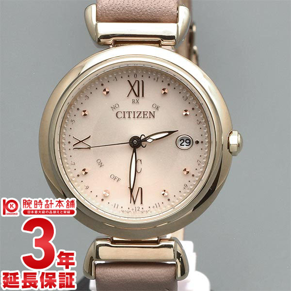 【新品】シチズン CITIZEN 腕時計 レディース ES9462-07A クロスシー ミズコレクション エコ・ドライブ電波時計 ティタニア シリーズ ハッピーフライト xC mizu collection Titania Happy Flight エコ・ドライブ電波（H060） ピンクxベージュ アナログ表示 XC シチズン クロスシー ミズコレクション アラビア数字インデックス