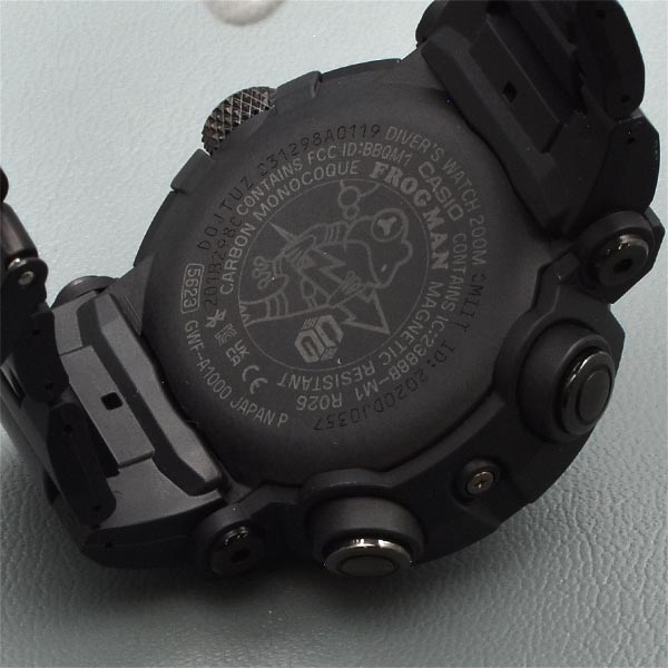 【お得な美品中古あり】カシオ Ｇショック G-SHOCK MASTER OF G FROGMAN GWF-A1000XC-1AJF メンズ