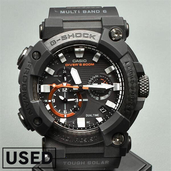 【お得な美品中古あり】カシオ Ｇショック G-SHOCK MASTER OF G FROGMAN GWF-A1000XC-1AJF メンズ