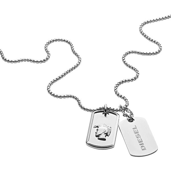 アクセサリー DIESEL ディーゼル ネックレス ドッグタグ DX1210040 メンズ