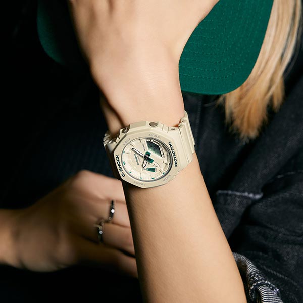 カシオ Ｇショック G-SHOCK Green Accent Color GMA-S2100GA-7AJF メンズ