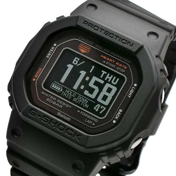 美品 G-SHOCK G-SQUAD DW-H5600-1JR 国内正規品 G-SQUAD DW-H5600-1JR CASIO Gショック スポーツライン 心拍