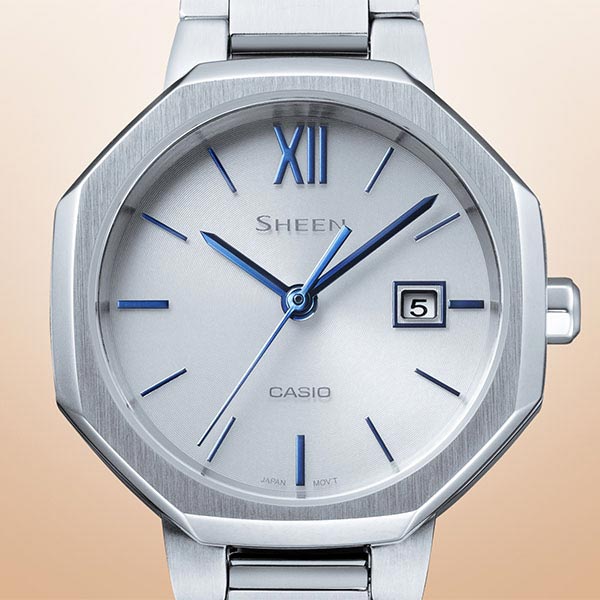 カシオ シーン SHEEN Solar Sapphire Model 八角形 SHS-4529D-7AJF