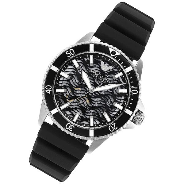 アルマーニエンポリオ時計 エンポリオアルマーニ EMPORIOARMANI DIVER MECCANICO AR60062 メンズ
