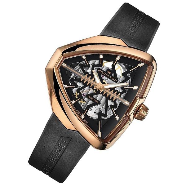 ハミルトン ベンチュラ HAMILTON ELVIS80 SKELETON AUTO H24525331 メンズ