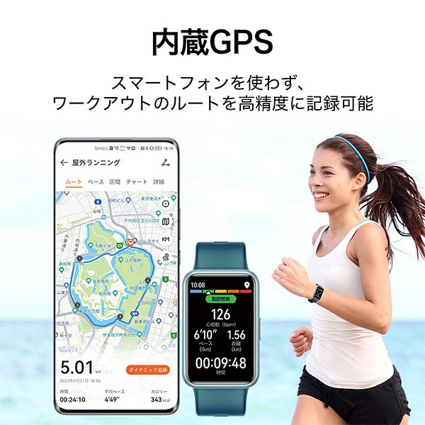 ファーウェイ HUAWEI WATCH FIT Special Edition STIA-B39-GRE ユニセックス