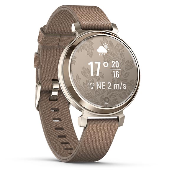 ガーミン GARMIN Lily 2 Classic Coffee Fabric / CreamGold 010-02839