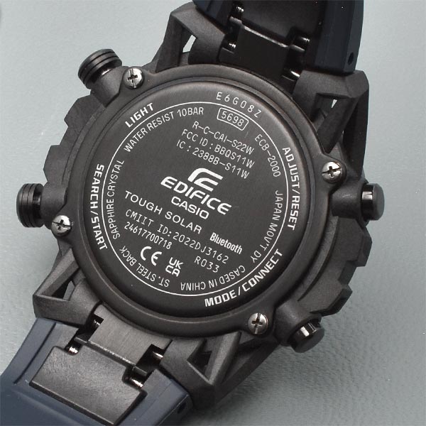 カシオ エディフィス EDIFICE Nighttime Drive Series ECB-2000YNP-1AJF メンズ(2024年3月8日発売予定)